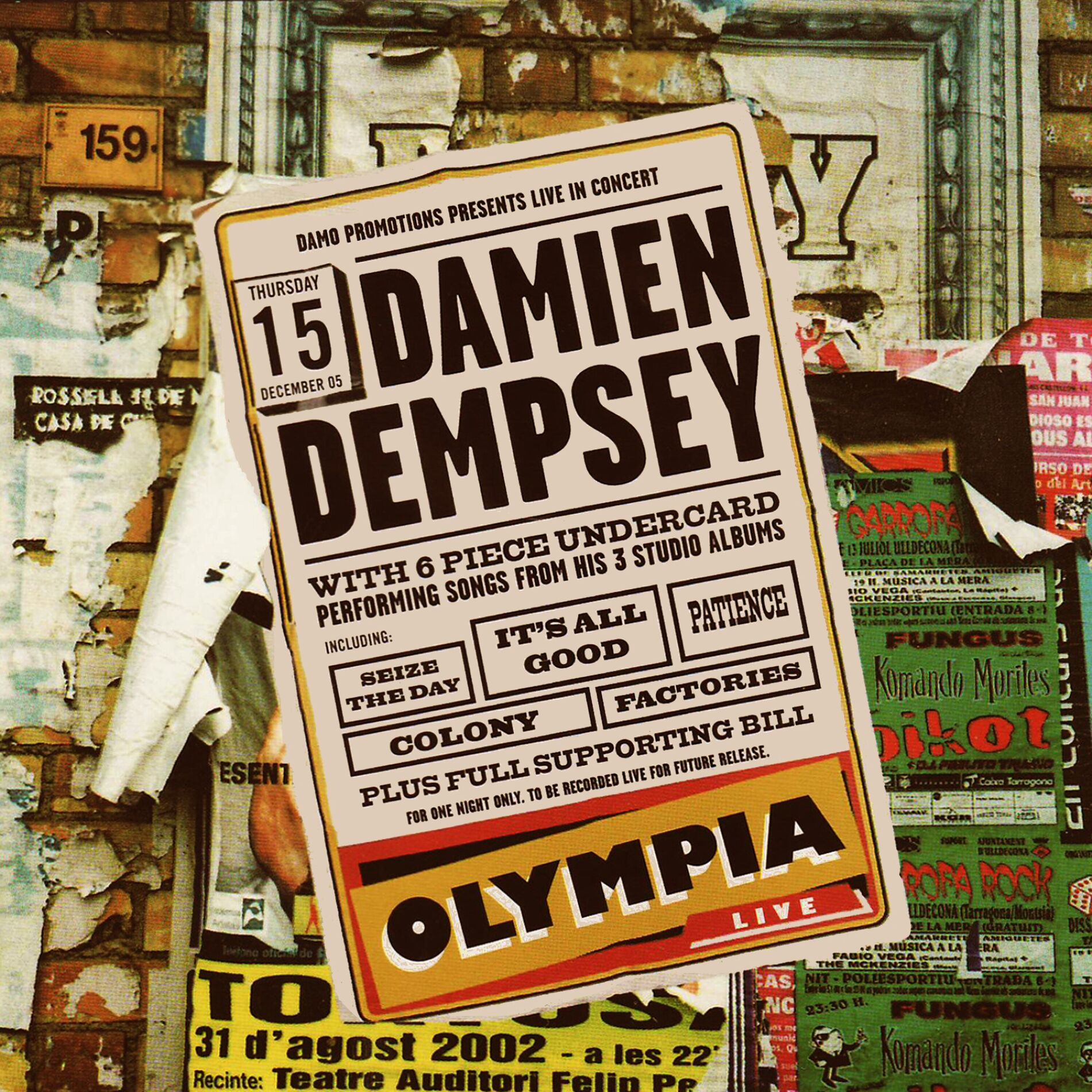 Album cover of Live at the Olympia