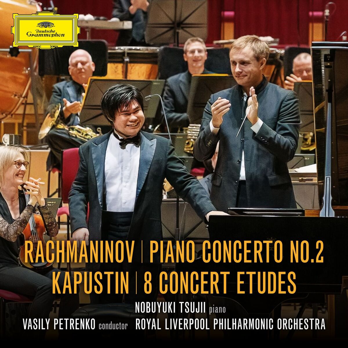 Album cover of Rachmaninoff: Piano Concerto No. 2 in C Minor, Op. 18 / Kapustin: 8 Concert Etudes, Op. 40