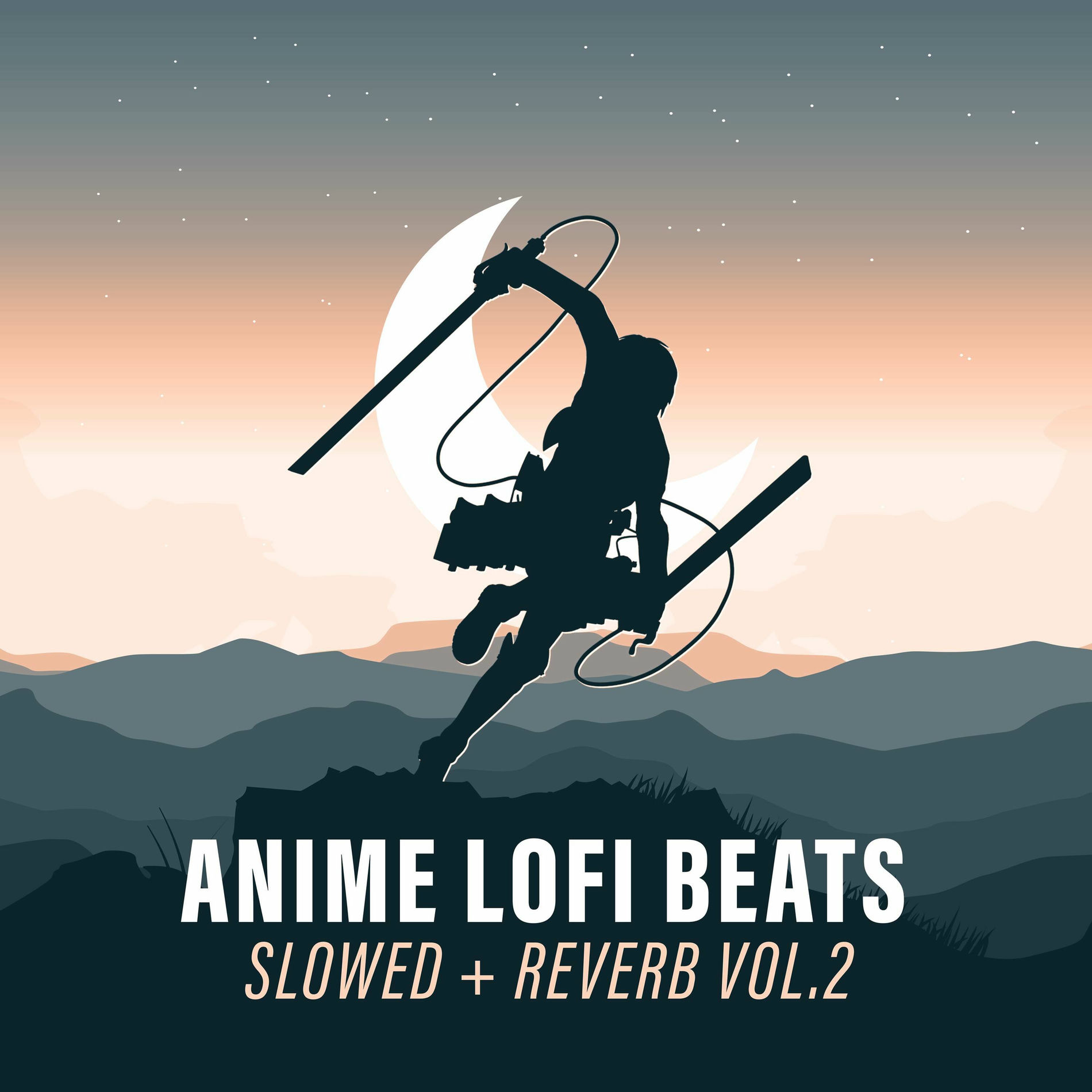 Album cover of Anime Lofi Beats - Slowed + Reverb Vol.2