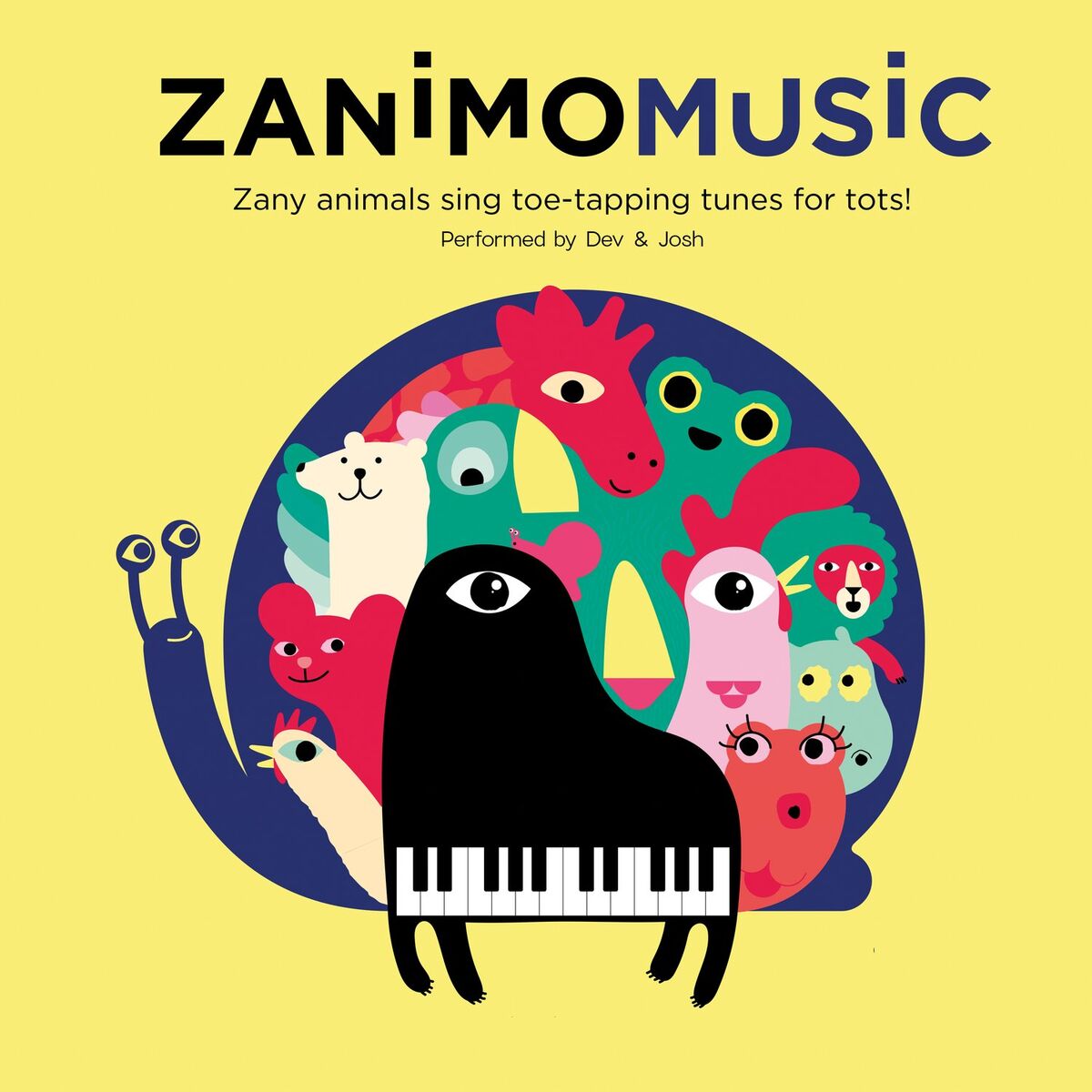 Album cover of Zanimomusic : Zany Animals Sing Toe-Tapping Tunes for Tots !