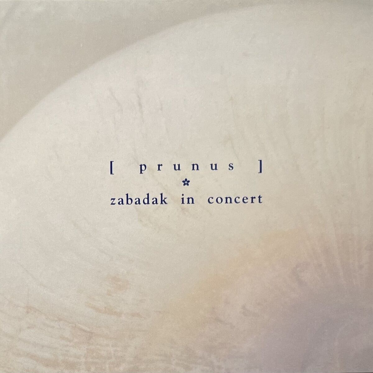 Album cover of Prunus Zabadak in Concert