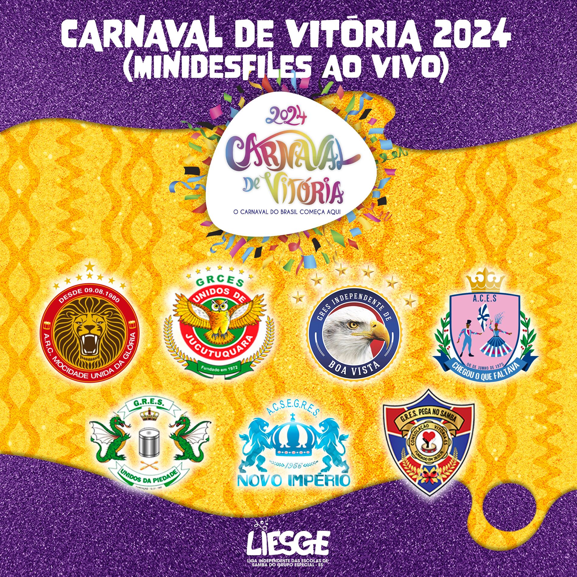 Album cover of Carnaval de Vitória 2024 (Minidesfiles ao Vivo)