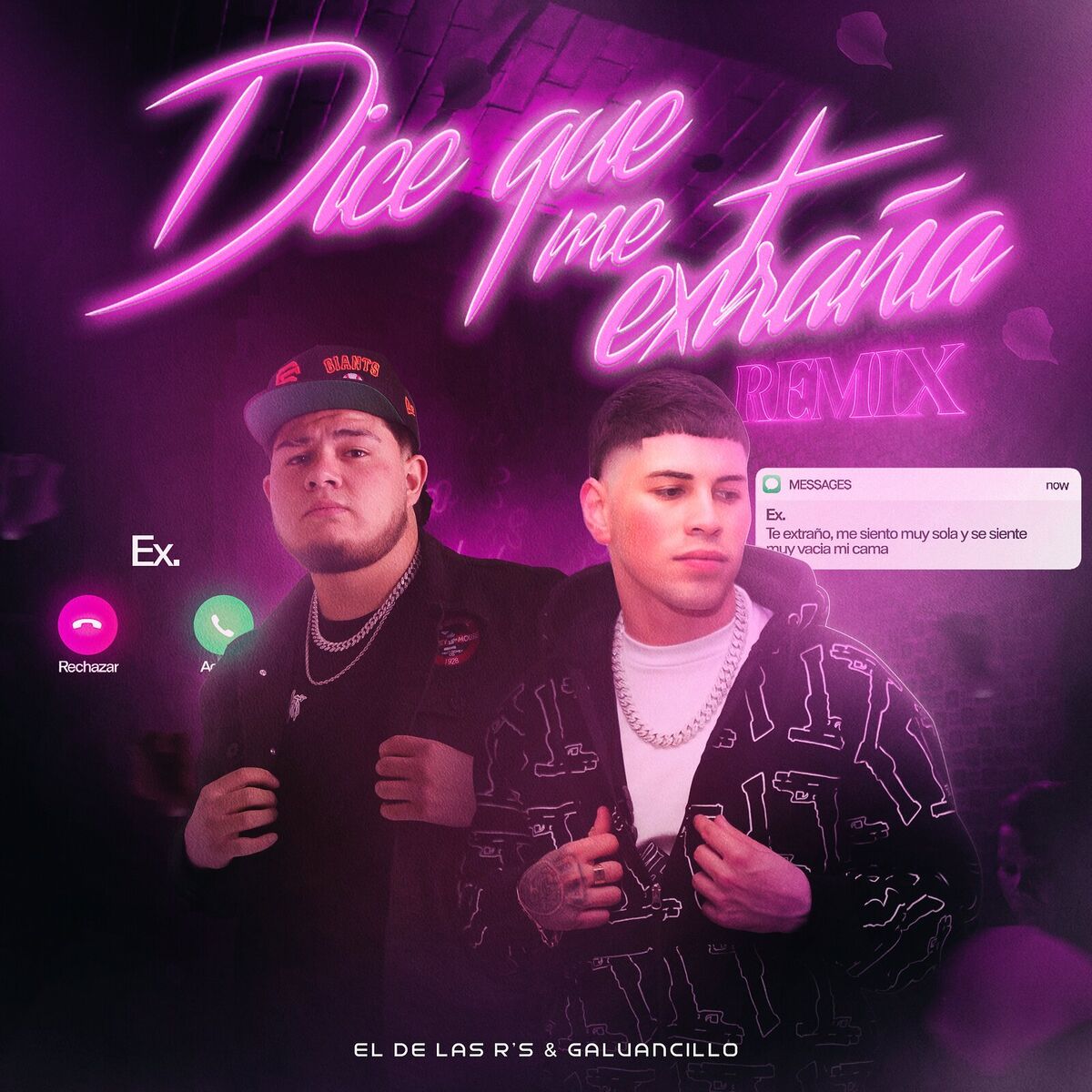 Album cover of Dice Que Me Extraña (Remix)
