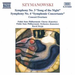 Cover of Szymanowski: Symphonies Nos. 3 and 4