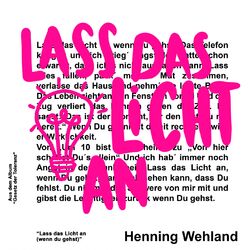 Cover of Lass das Licht an (wenn Du gehst)