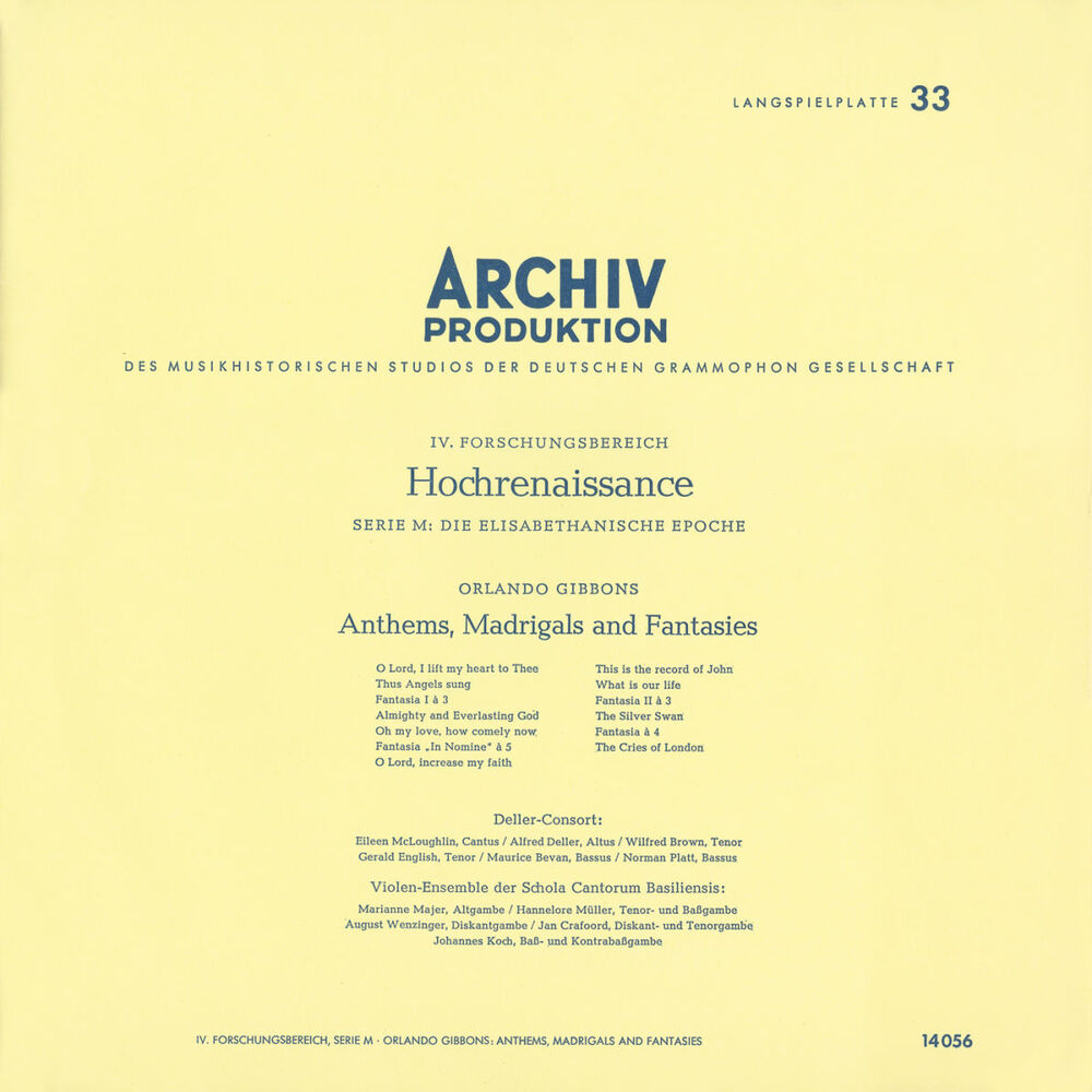 Picture of Gibbons: Anthems, Madrigals & Fantasies / Morley: Madrigals