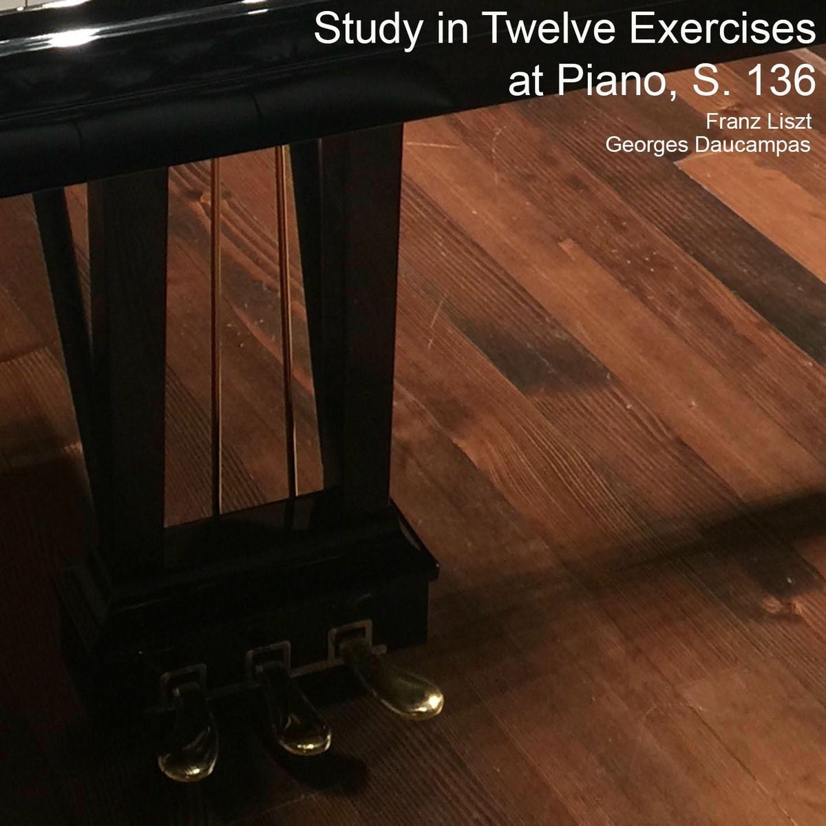 Album cover of Study in Twelve Exercises at Piano, S. 136