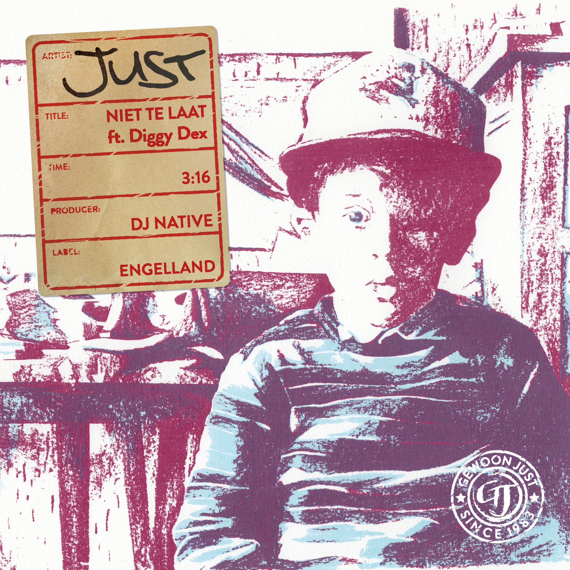 Album cover of Niet te laat (feat. Diggy Dex)