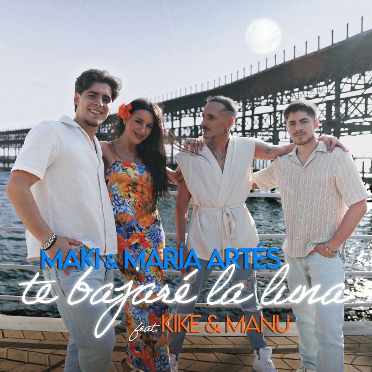 Album cover of Te bajaré la luna (feat. Kike & Manu)