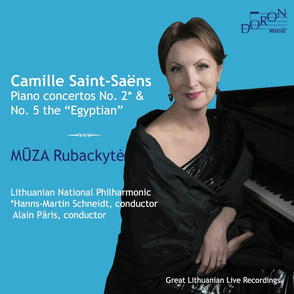 Picture of Saint-Saëns: Piano Concertos Nos. 2 & 5 (Great Lithuanian Live Recordings)