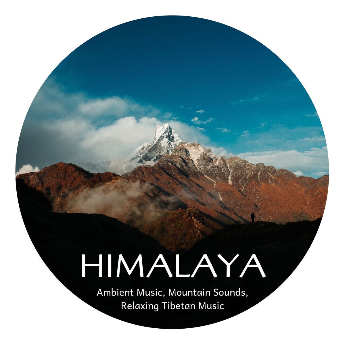 Album cover of Himalaya: Ambient Music, Mountain Sounds, Relaxing Tibetan Music