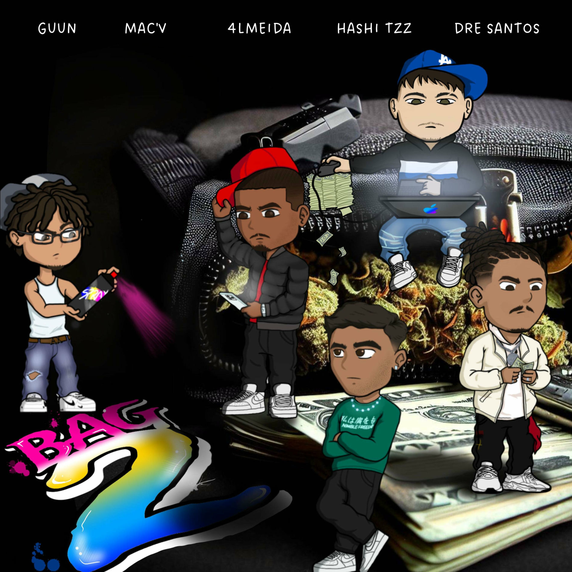 Album cover of Bag 2 (feat. Mac'V, Guun, 4lmeida, Dre Santos & hashi tzz)