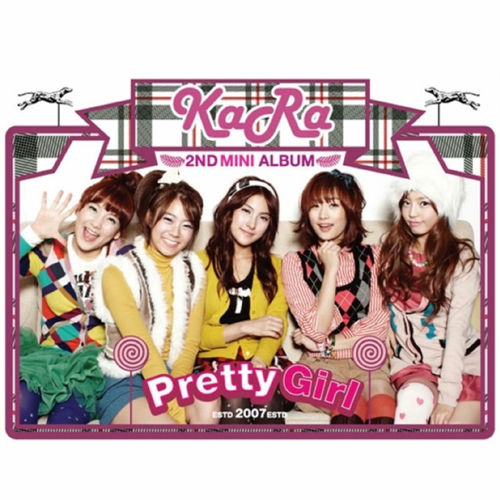 KARA 直筆サイン入り2nd Mini Album Pretty Girl 500x500.jpg