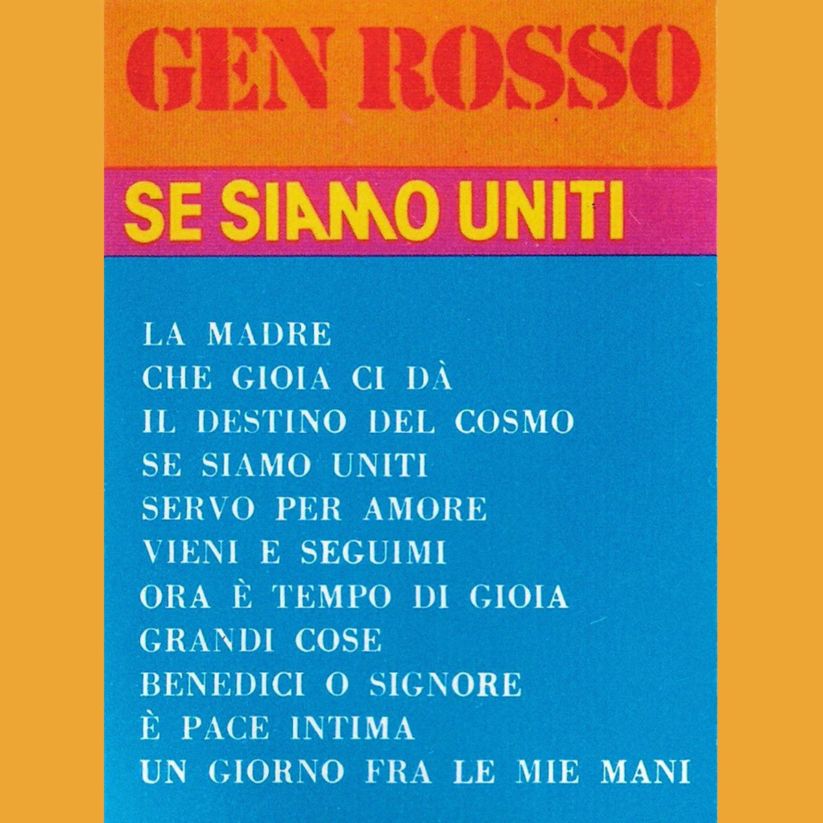 Album cover of Benedici o Signore