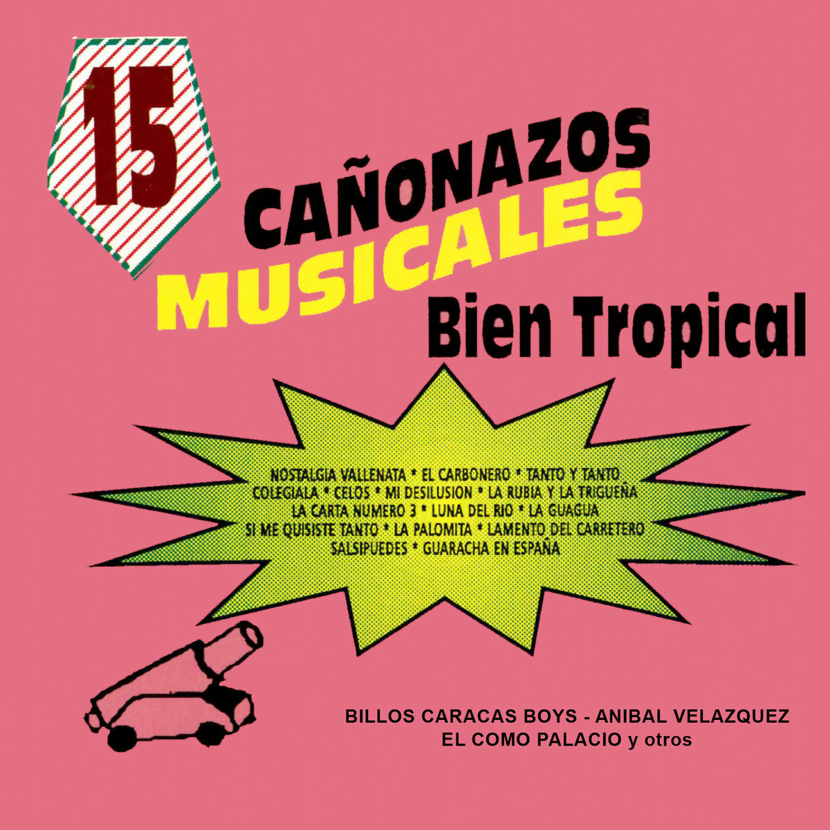 Album cover of 15 Canonazos Musicales Bien Tropical