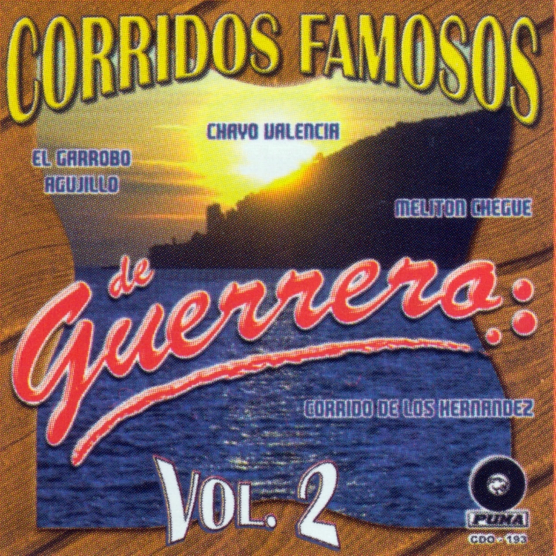 Album cover of Corridos Famosos de Guerrero, Vol. 2