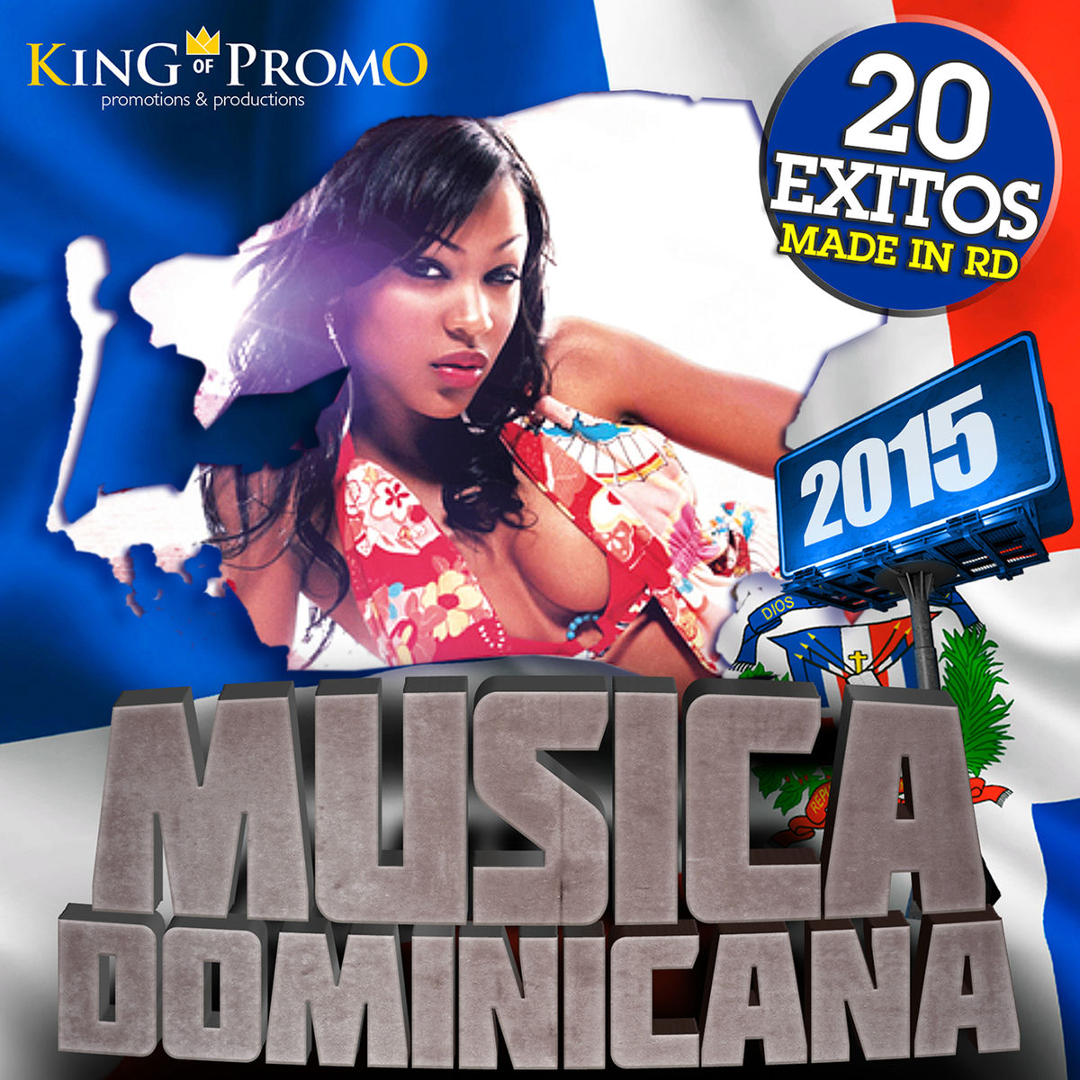 Album cover of Musica Dominicana 2015 - 20 Exitos made in RD (Salsa - Bachata - Merengue - Urbano - Dembow)