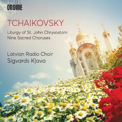Cover of Tchaikovsky: Liturgy of St. John Chrysostom, Op. 41, TH 75 (Excerpts) & 9 Sacred Pieces, TH 78
