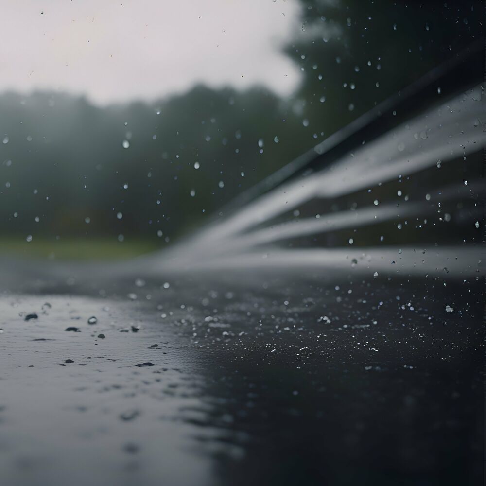 Picture of Heavy Rain While Sleeping in my Tent