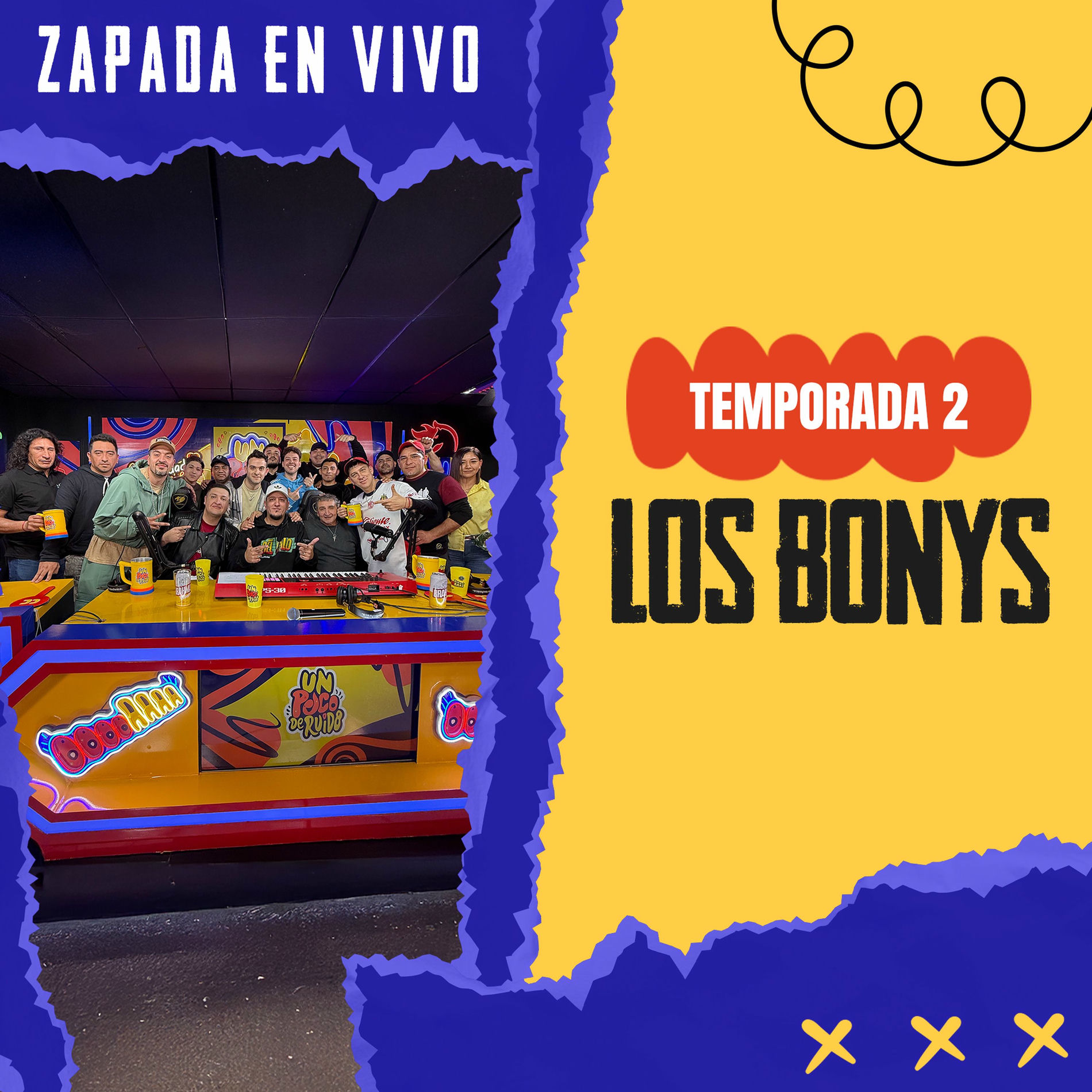 Album cover of LOS BONYS / Zapada EN VIVO en UN POCO DE RUIDO !