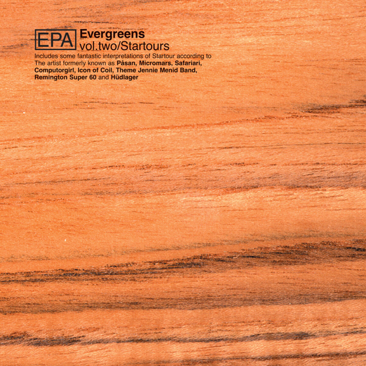 Album cover of Evergreens Vol.Two/Startours
