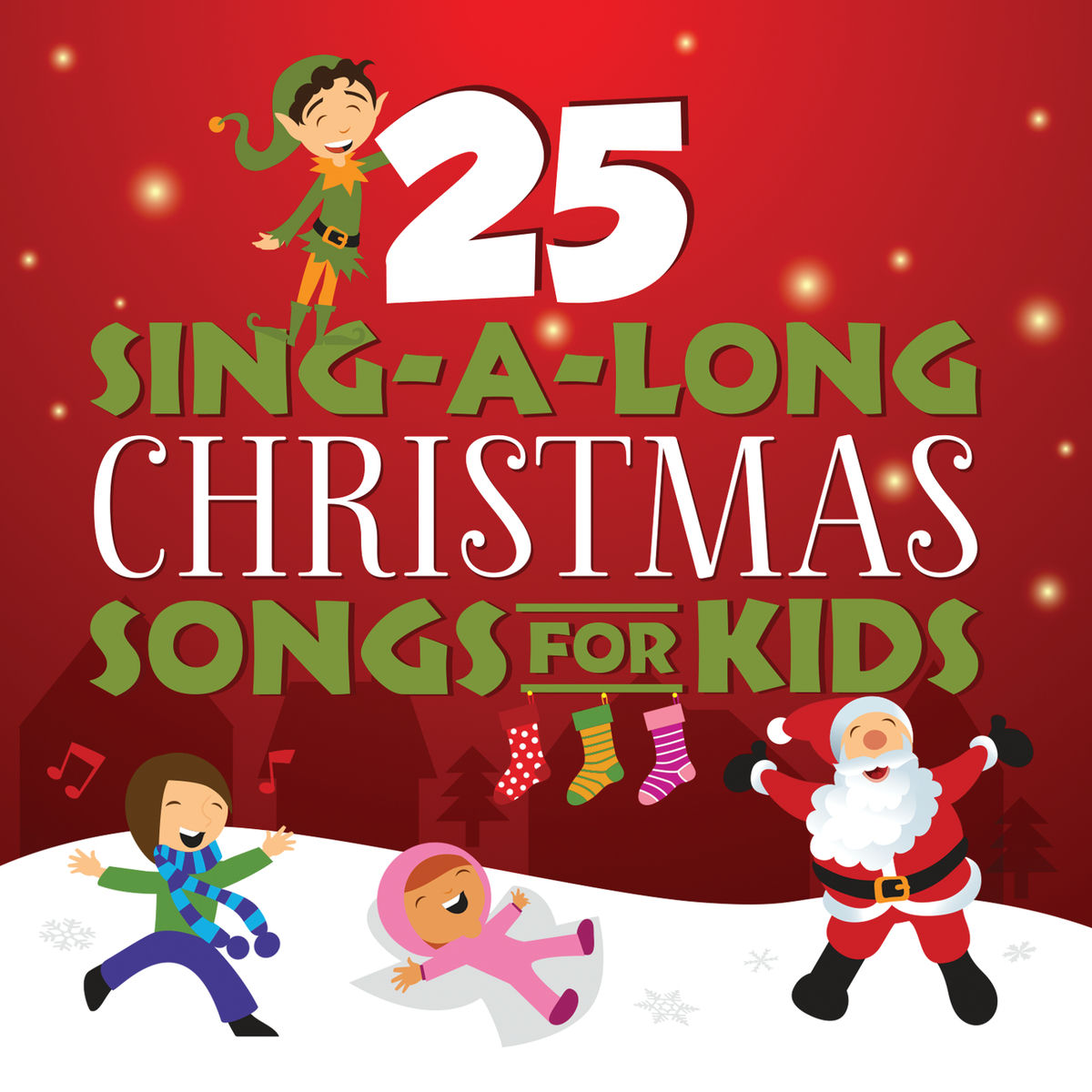 Album cover of 25 Sing-A-Long Christmas Songs For Kids
