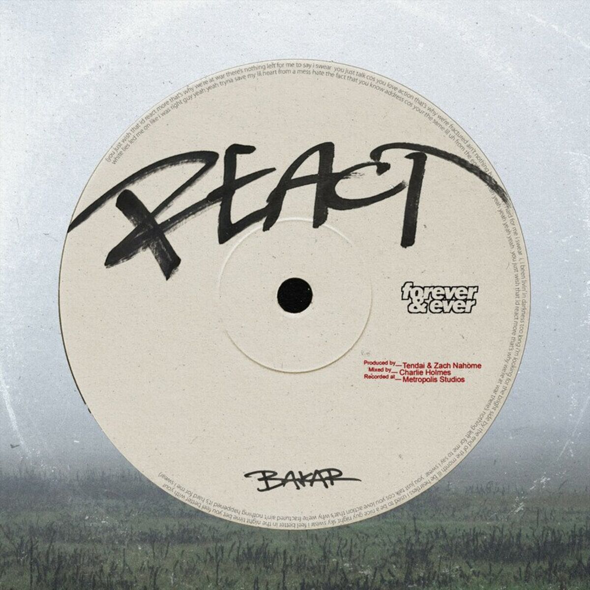 Album cover of React