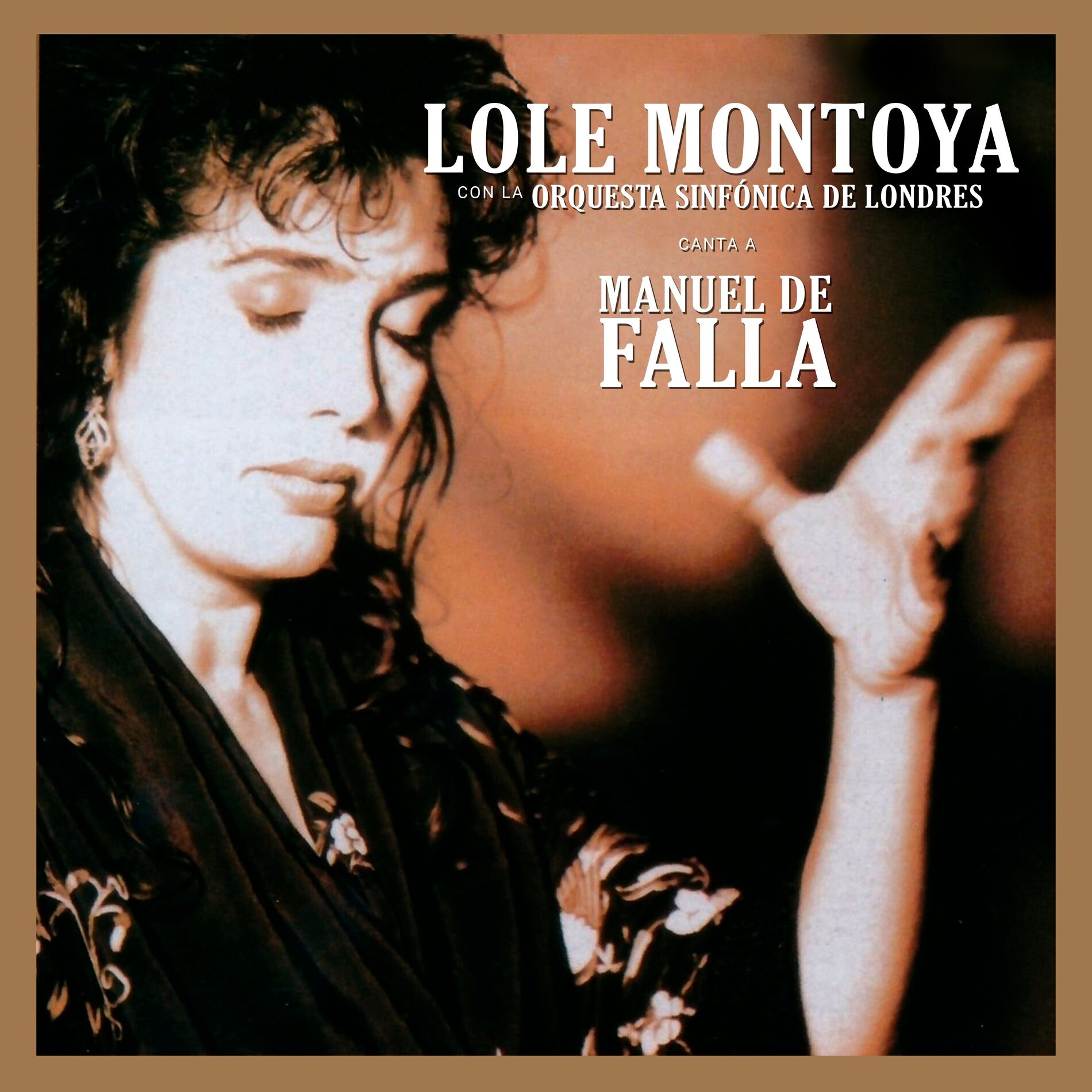 Album cover of Lole Montoya Canta a Manuel de Falla