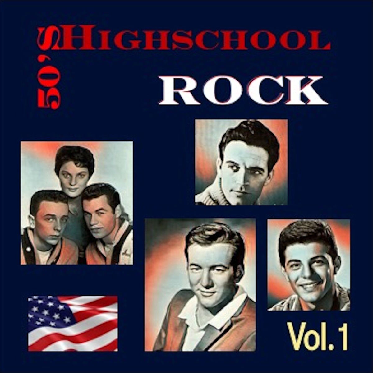 Album cover of 50's Highschool Rock, Vol. 1