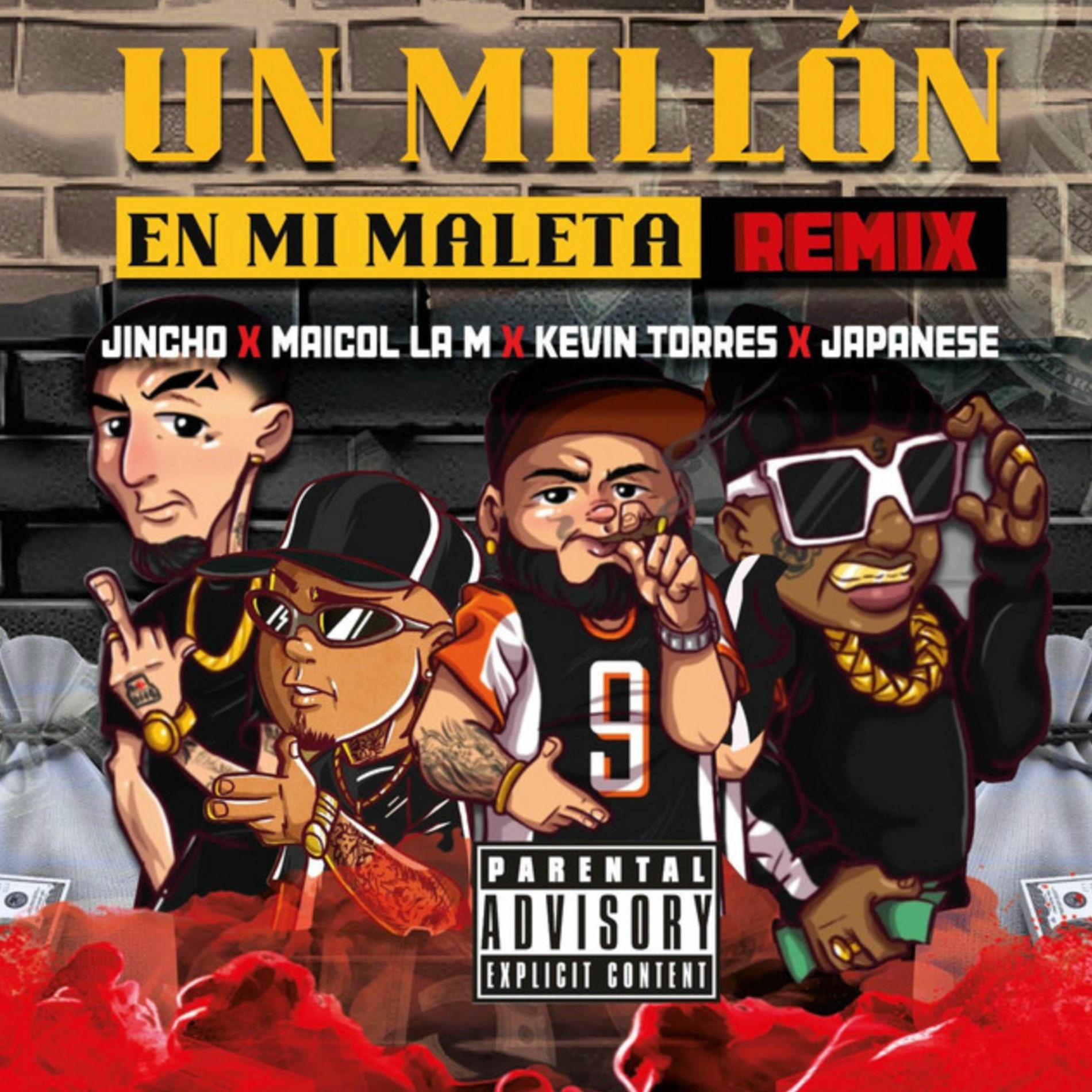 Album cover of 1 MILLON EN MI MALETA (REMIX)