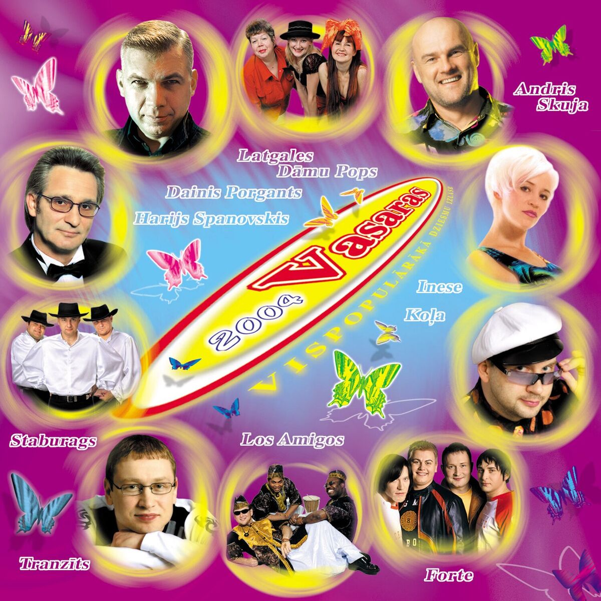 Album cover of Vasaras Vispopulārākā dziesmu izlase