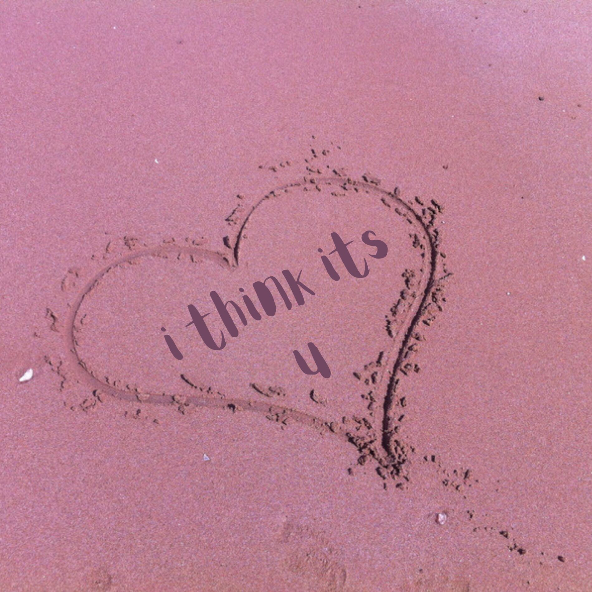 Album cover of i think it’s u
