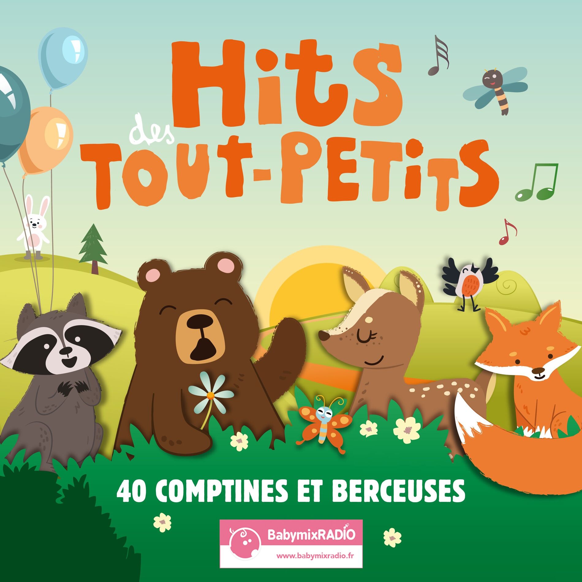 Album cover of Hits des Tout-Petits (40 comptines et berceuses by Hotmixradio)