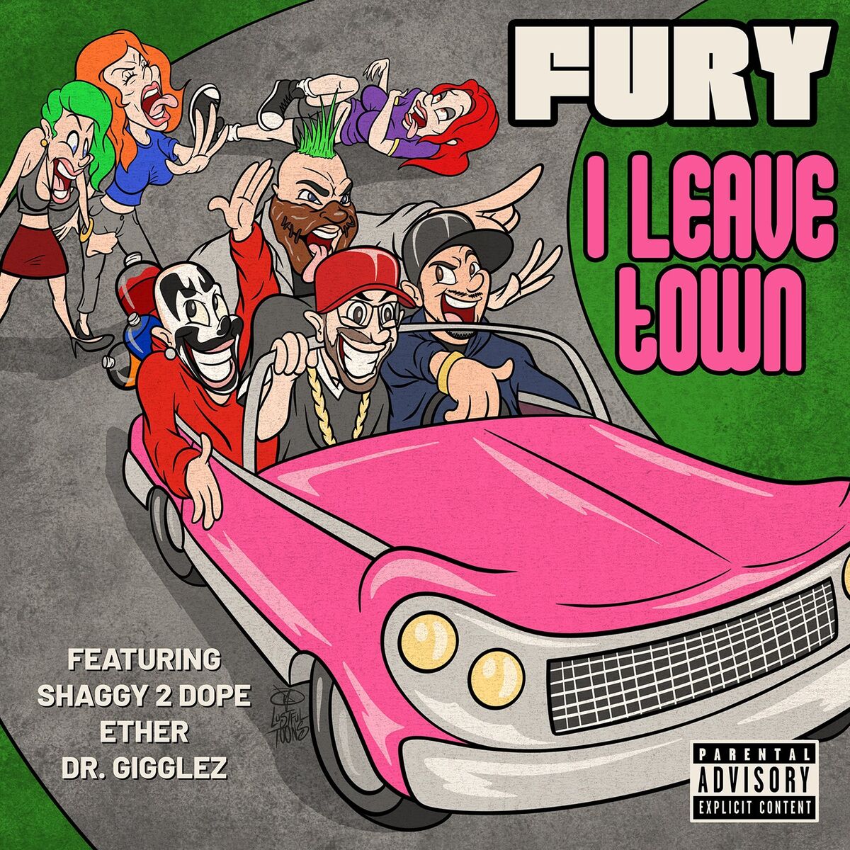 Album cover of I Leave Town (feat. Shaggy 2 Dope, Dr. Gigglez & Ether)
