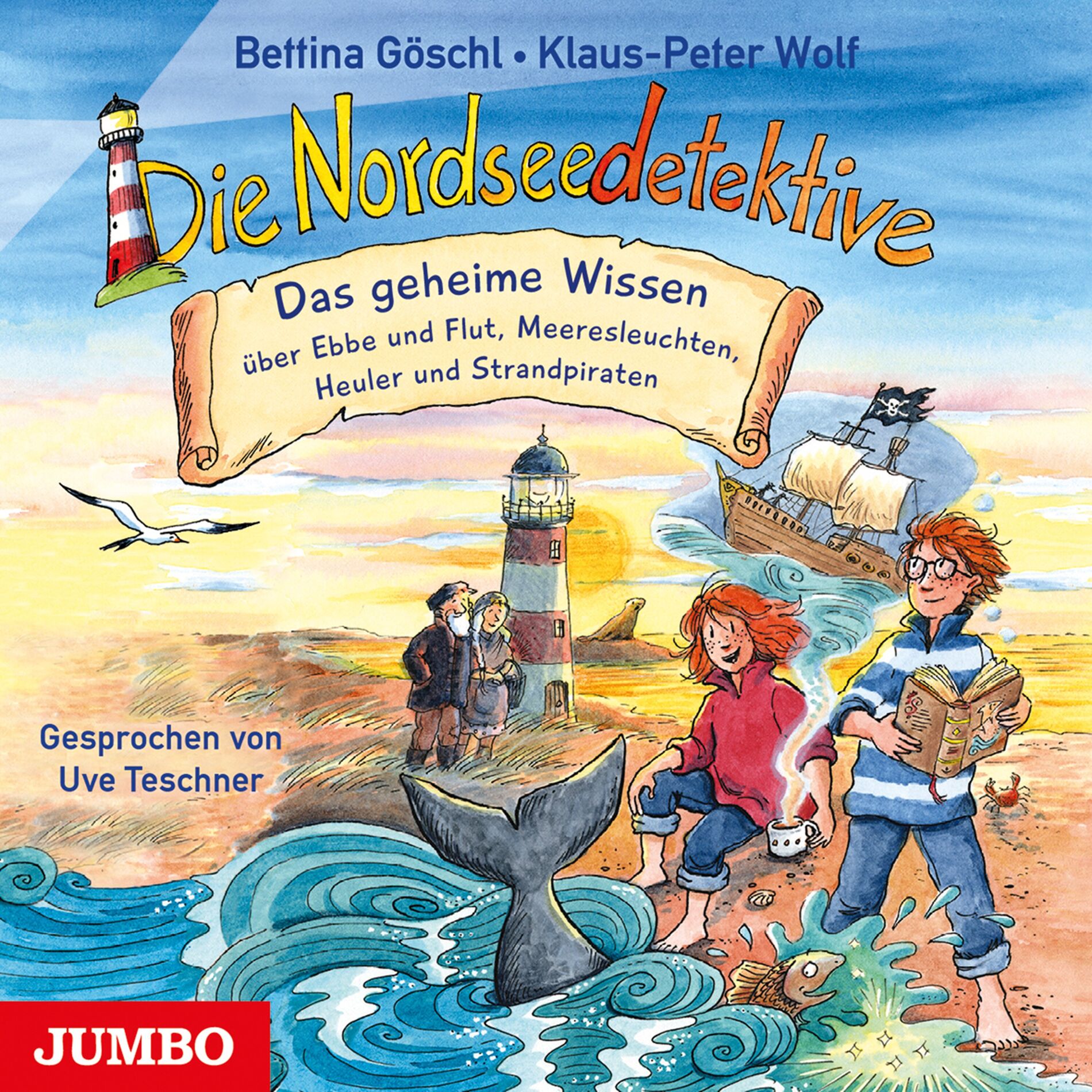Album cover of Die Nordseedetektive. Das geheime Wissen über Ebbe und Flut, Meeresleuchten, Heuler und Strandpiraten