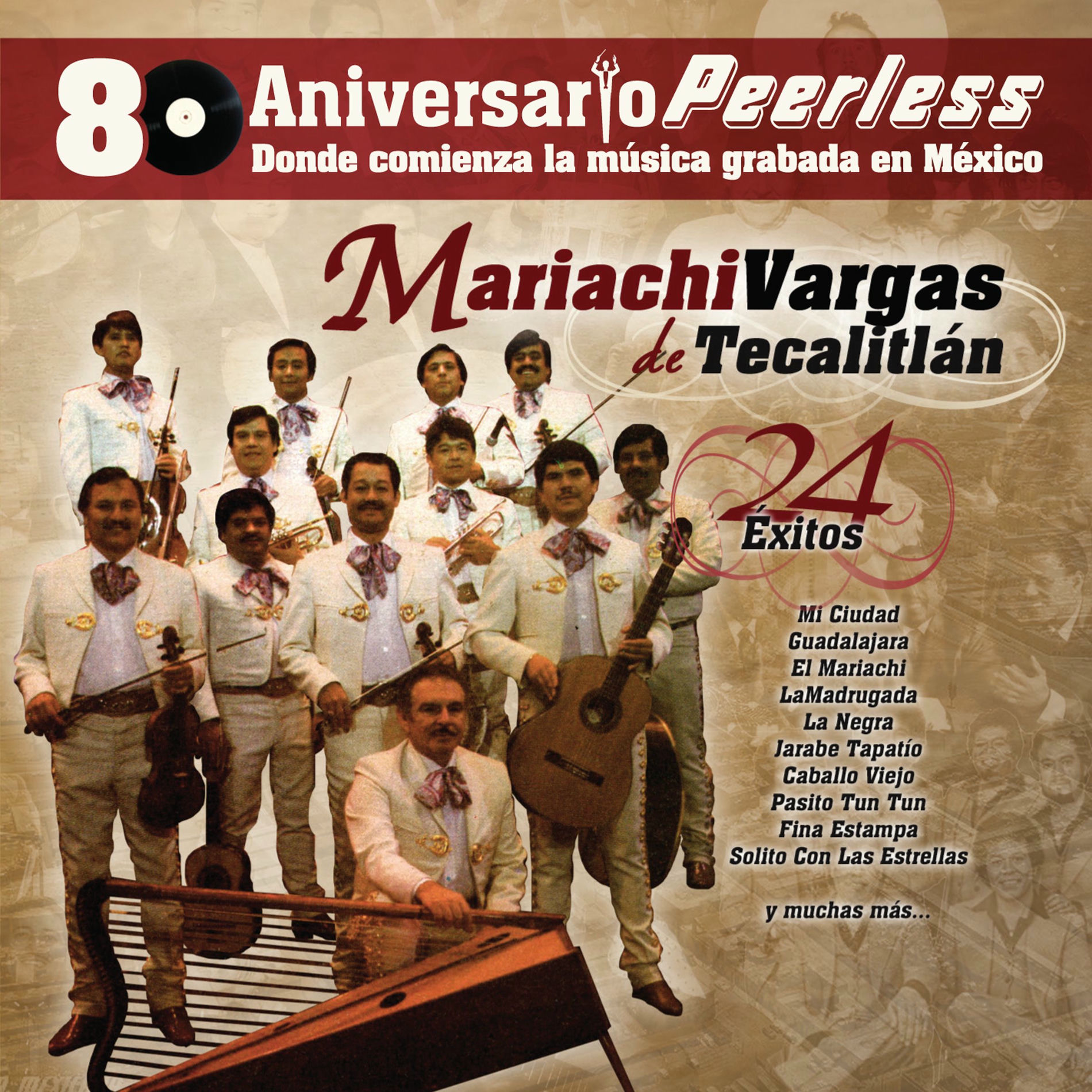 Album cover of Peerless 80 Aniversario - 24 Exitos