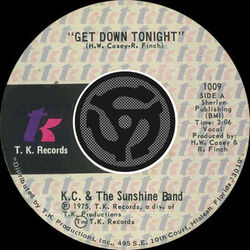 Cover of Get Down Tonight / You Don't Know