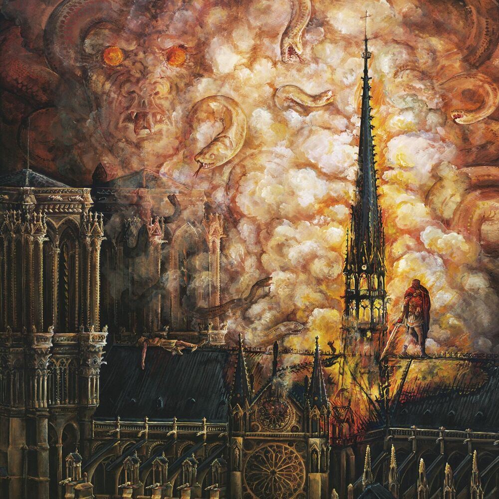 Picture of Temples Colliding In Fire
