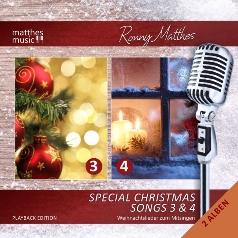 Picture of Special Christmas Songs, Vol. 3 & 4 - Gemafreie Weihnachtsmusik (Weihnachtslieder zum Mitsingen) [Royalty Free Playback / Karaoke 