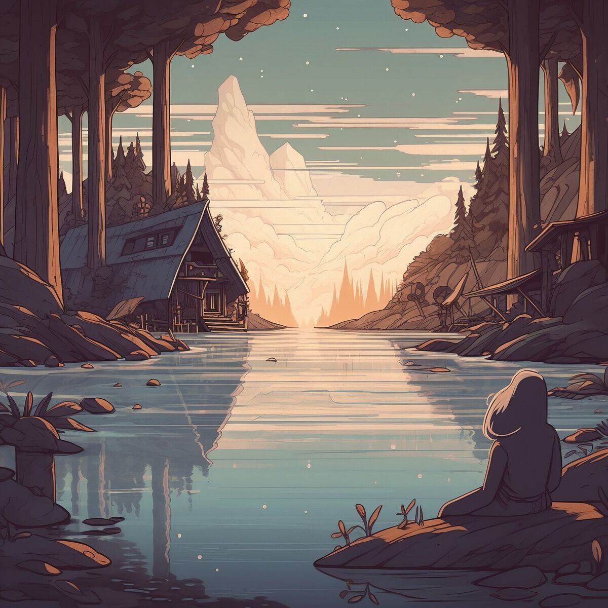 Album cover of Gentle Tides of Tranquility