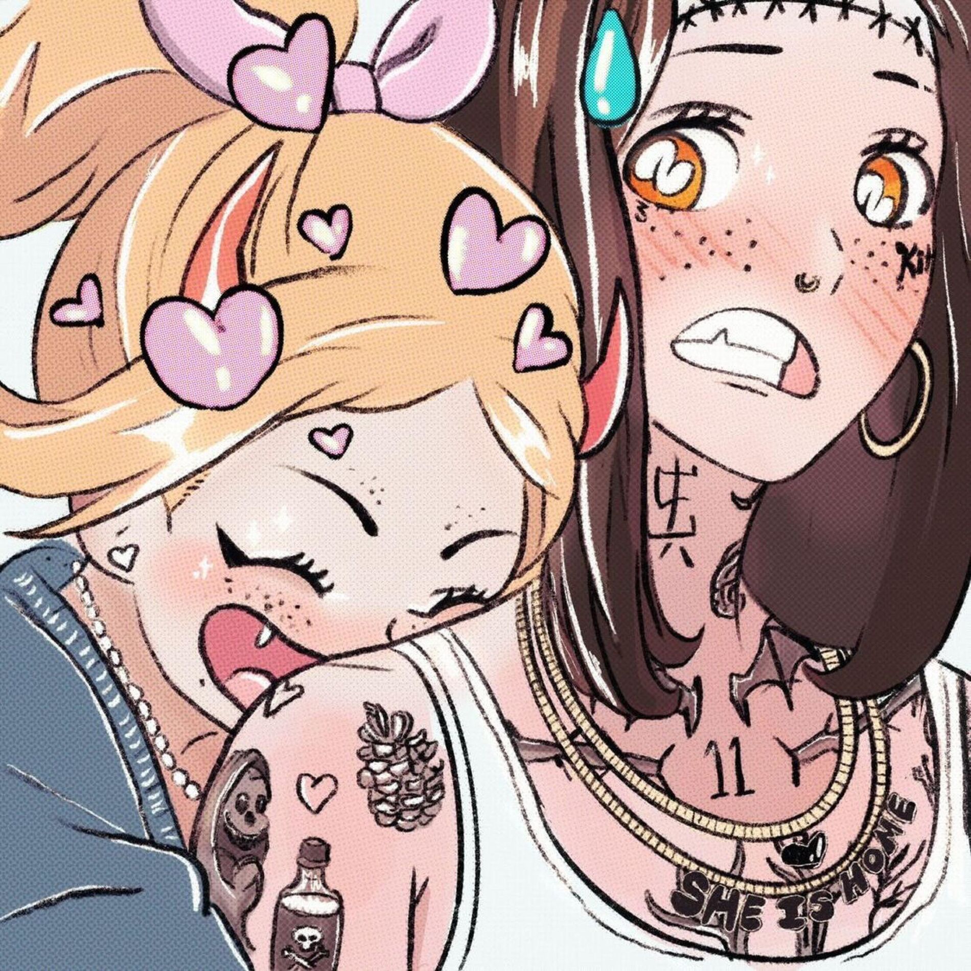 Album cover of she is home (feat. bludnymph)