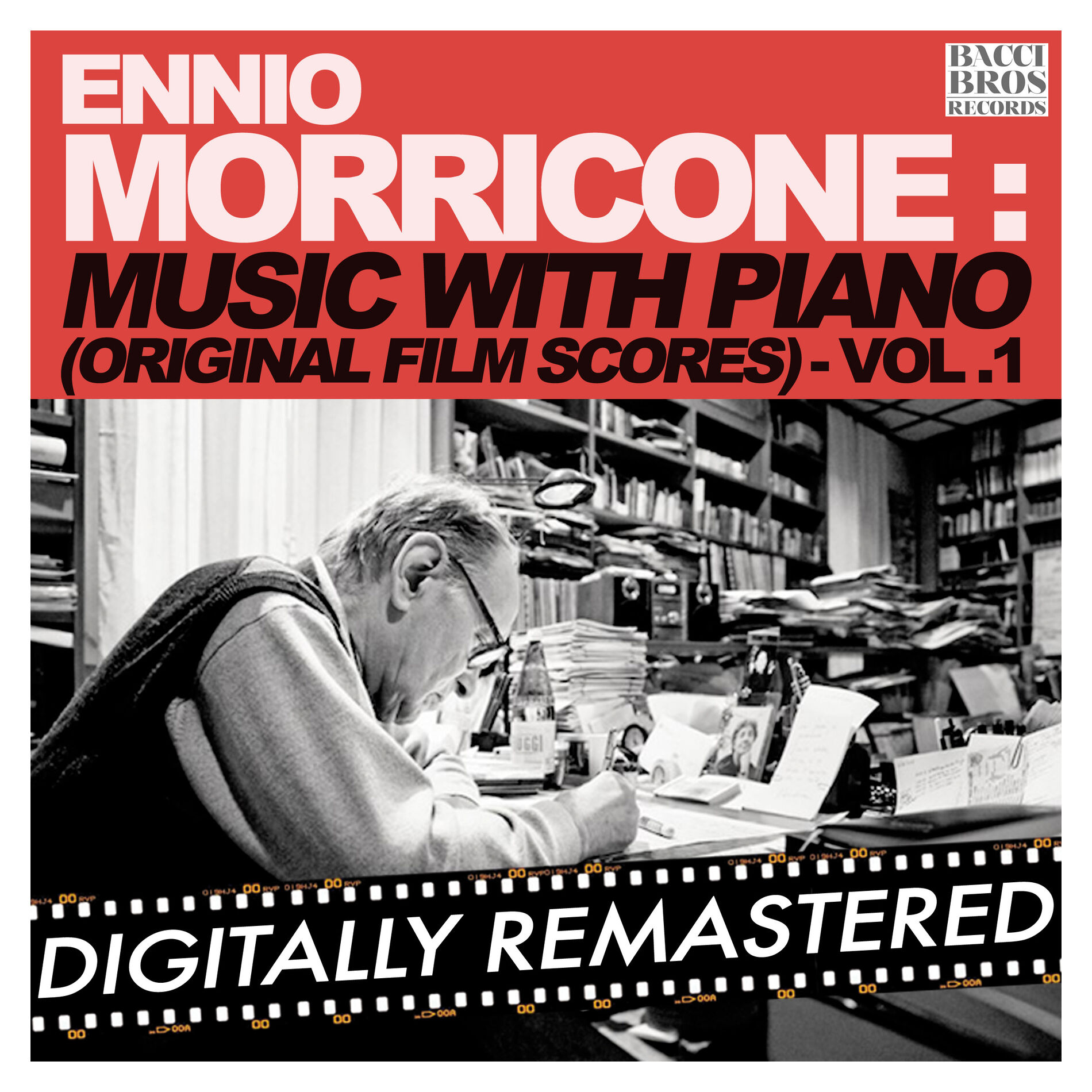 Album cover of Ennio Morricone Music with Piano (Original Film Scores) - Vol. 1 [Digitally Remastered]