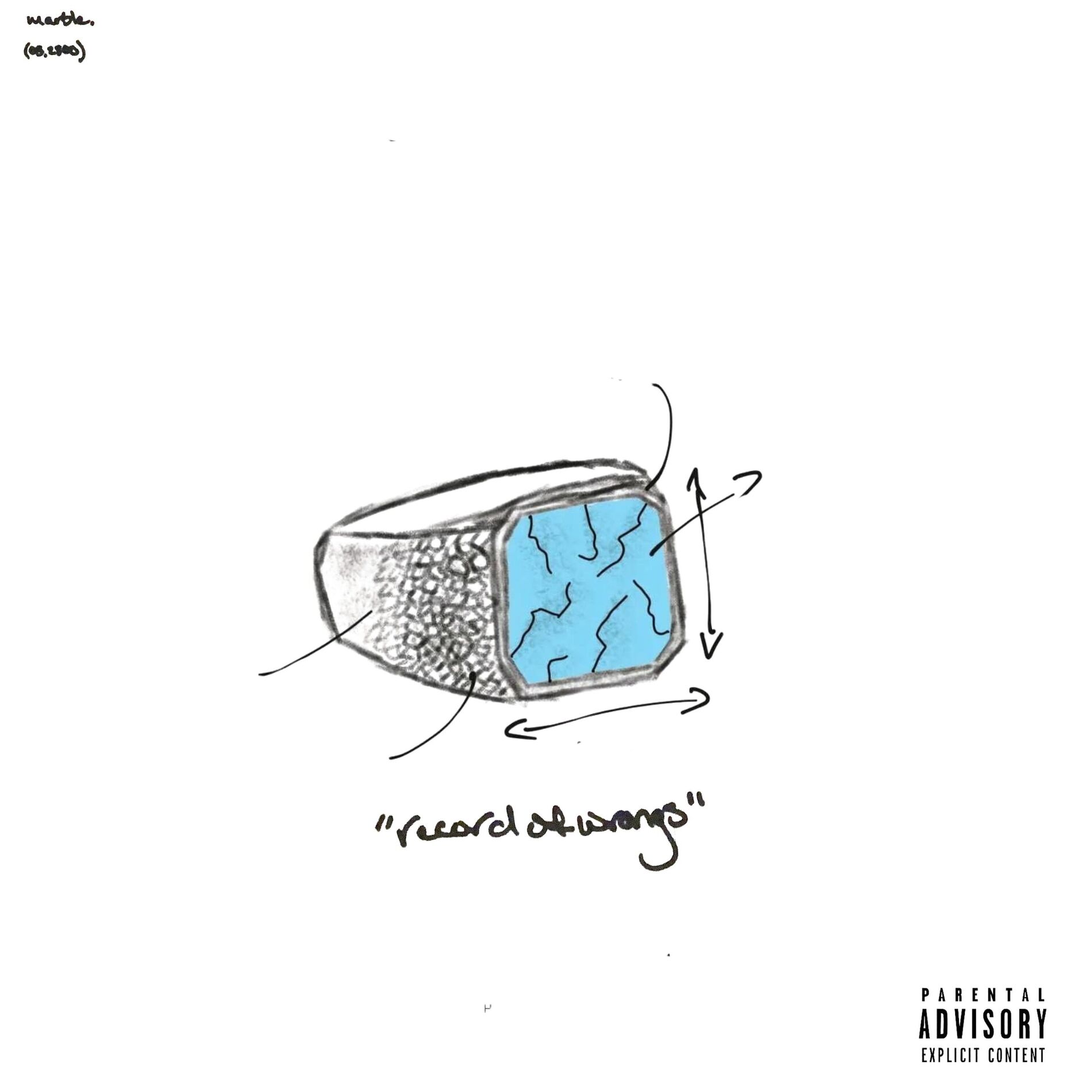 Album cover of record of wrongs
