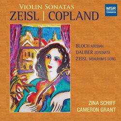 Cover of Copland and Zeisl: Violin Sonatas - Bloch: Abodah - Dauber: Serenata