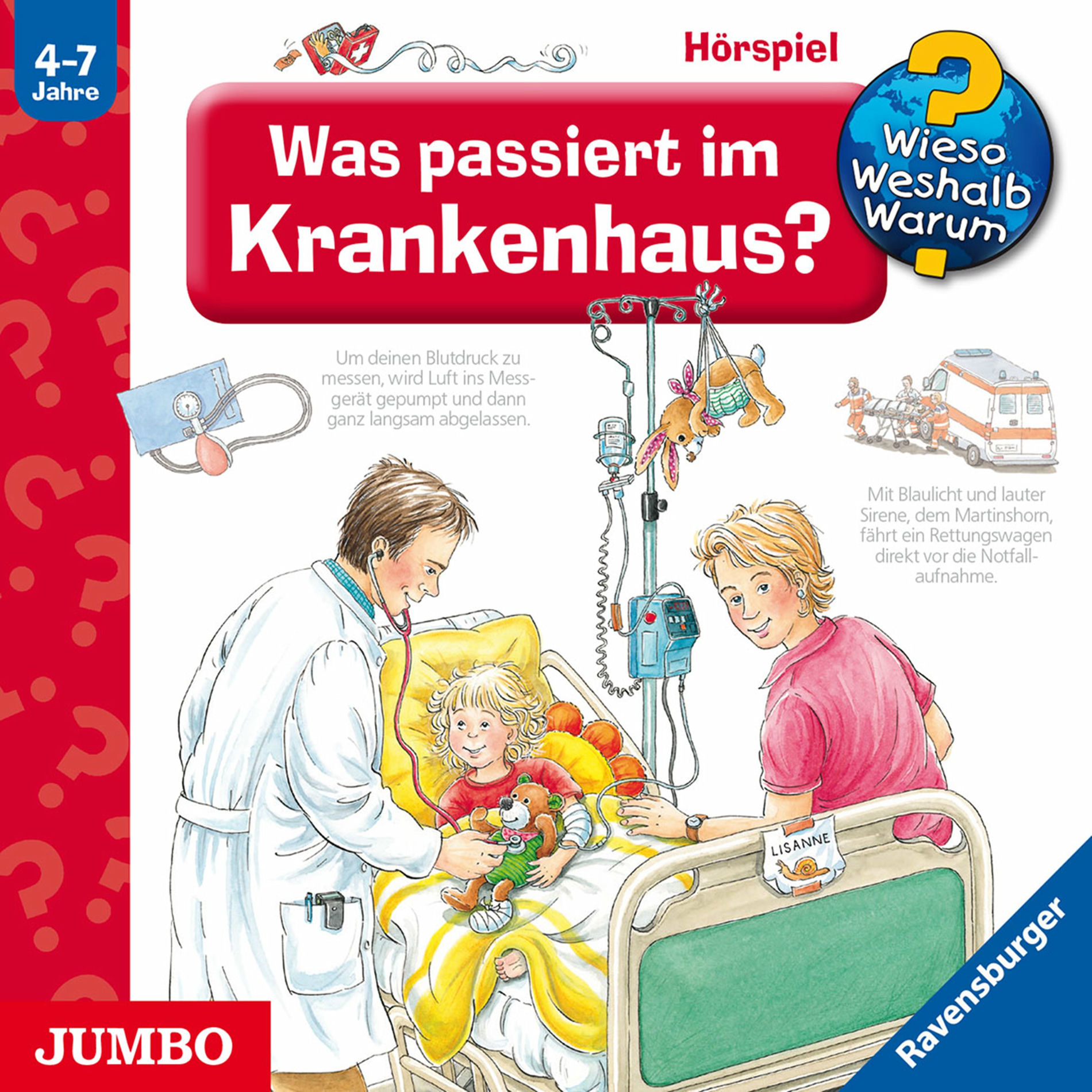 Album cover of Kapitel 1 & Kapitel 2 & Kapitel 3.1 - Was passiert im Krankenhaus? [Wieso? Weshalb? Warum? Folge 53]