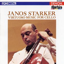 Cover of Janos Starker: Virtuoso Music for Cello