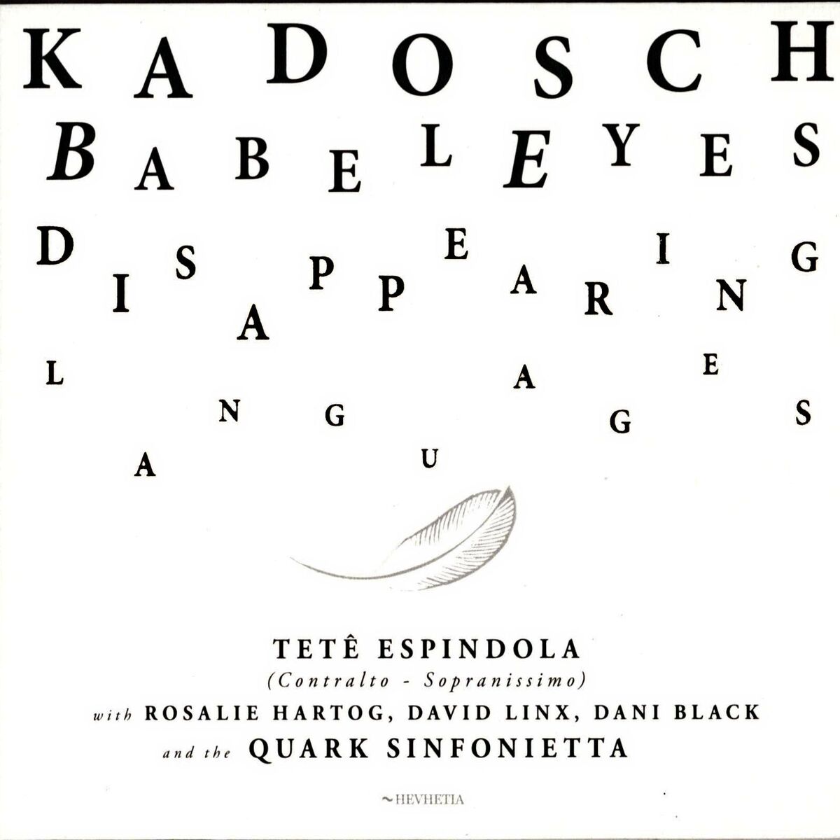Album cover of Babeleyes (Disappearing Languages)