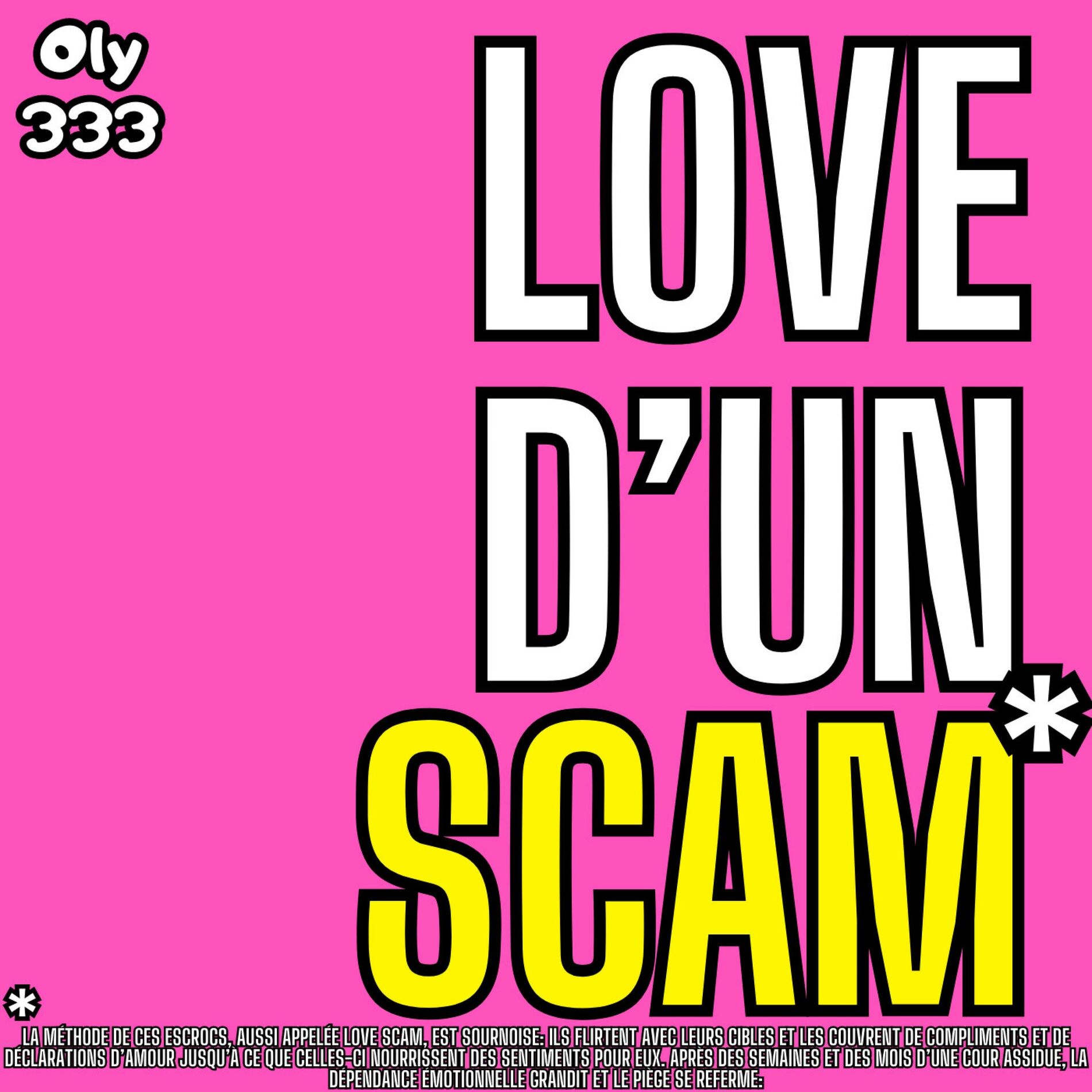 Album cover of LOVE D'UN SCAM