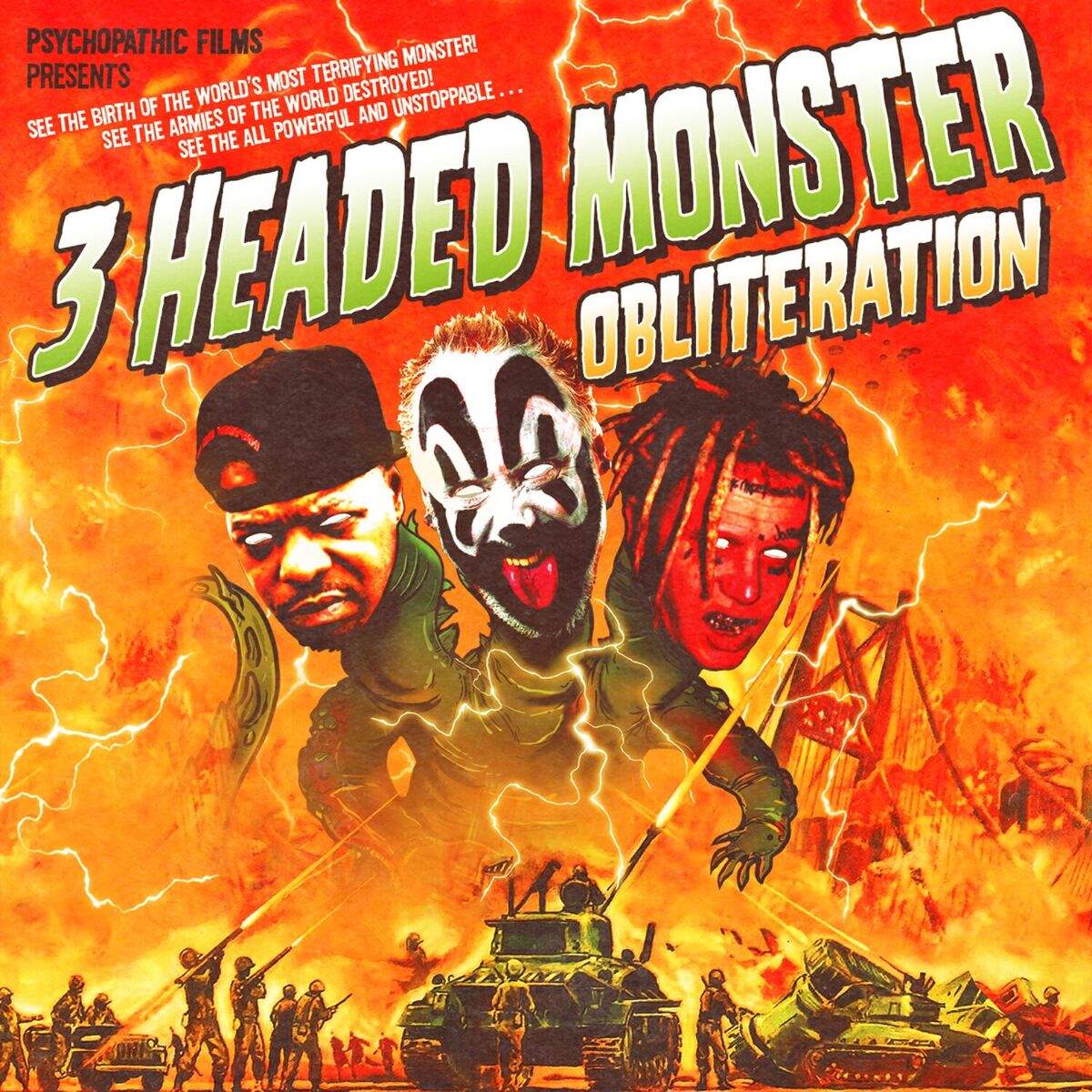 Album cover of Three Headed Monster: OBLITERATION