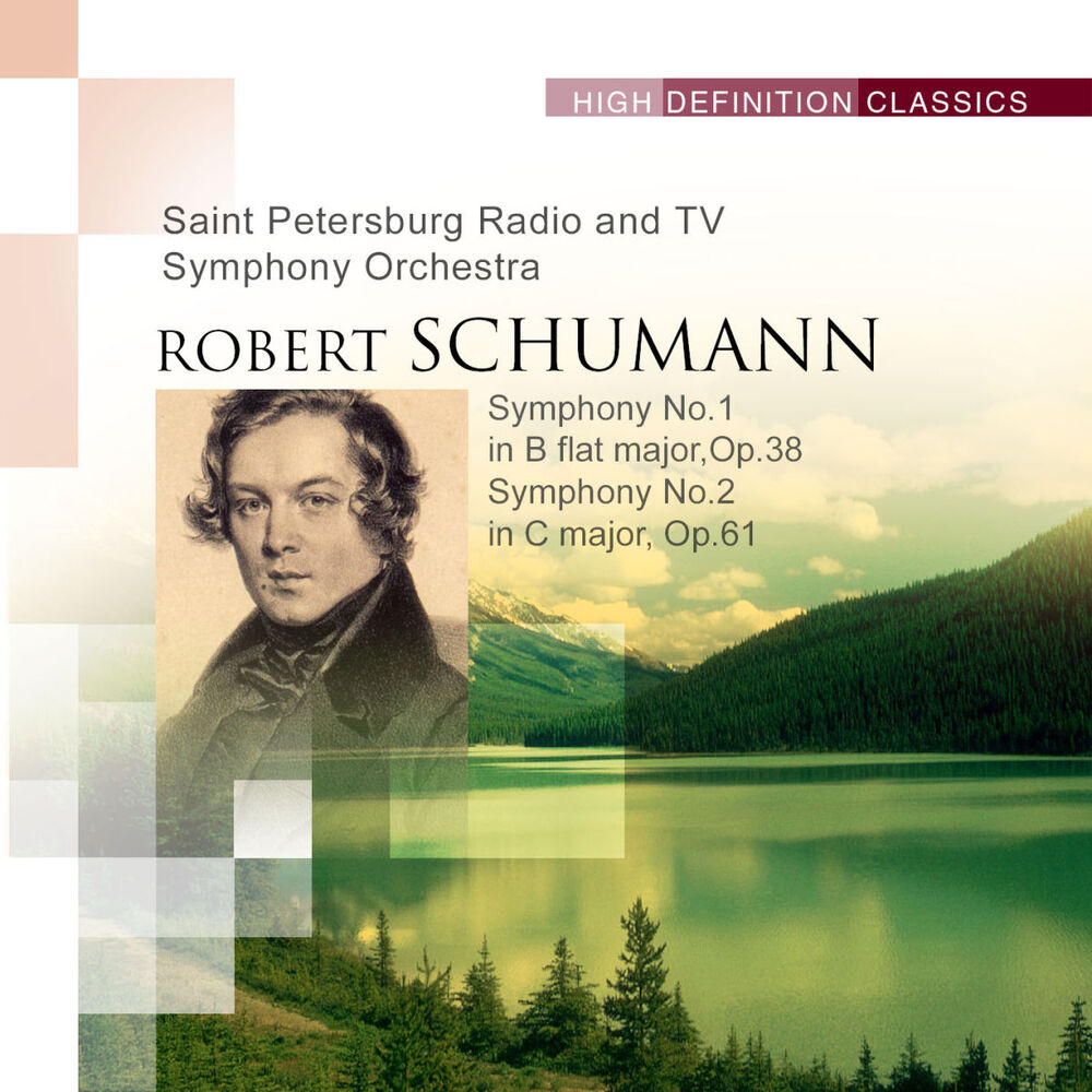Picture of Saint Petersburg Radio and TV Symphony Orchestra - Symphony No.1 in B flat major, Op.38 Symphony No.2 in C major, Op.61 (MP3 EP)
